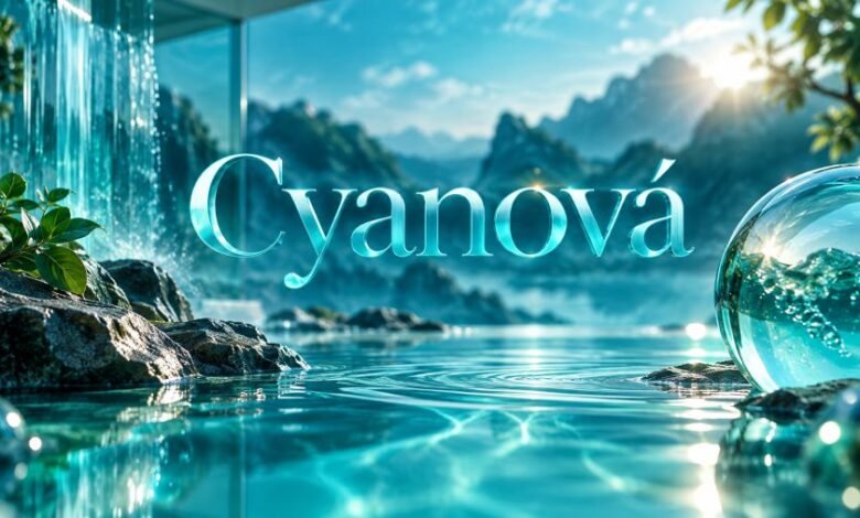 Cyanová